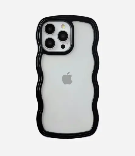 black bordered iphone every model cover